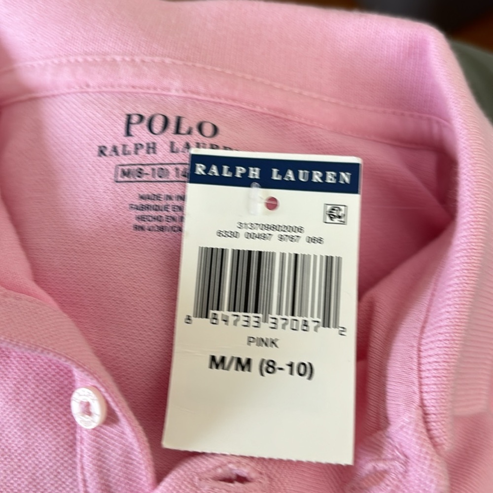 NWT Ralph Lauren pink polo shirt - Picture 4 of 4